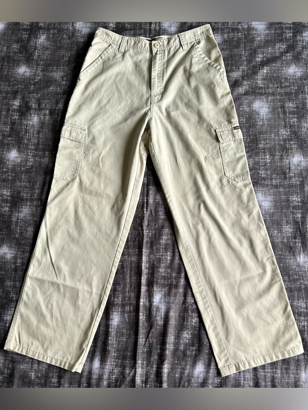 VTG Y2K Gotcha Cargo Pants Mens 32x31 Khaki Skater Grunge Wide Baggy Streetwear